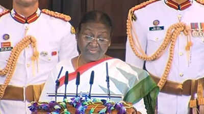 My election proves poor Indians can not just dream but also fulfil aspirations: President Droupadi Murmu