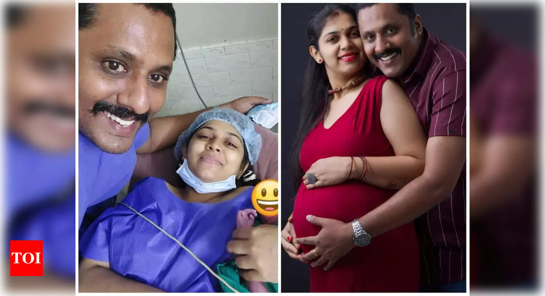 Actress Anjali Nair and husband Ajith Raju blessed with a baby girl ...