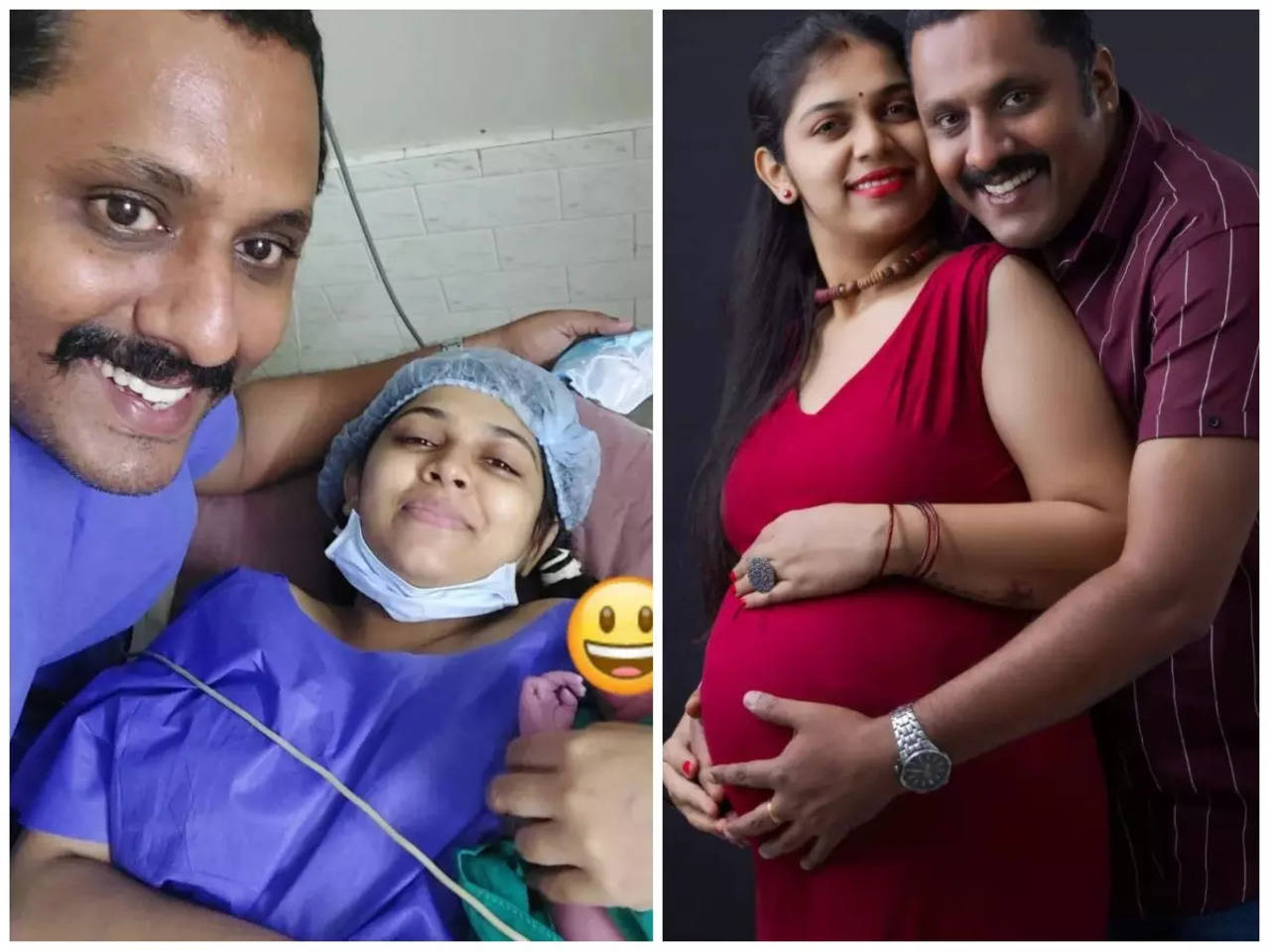 Actress Anjali Nair and husband Ajith Raju blessed with a baby girl Malayalam Movie News
