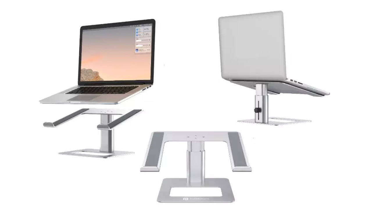 Portronics portable on sale laptop stand