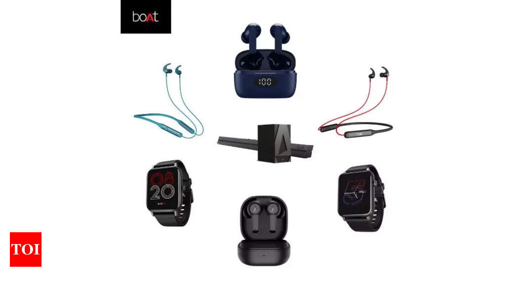 Boat launches new audio and smart wearable devices: All the details – Times of India