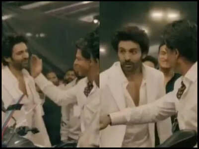 Here's what Kartik whispered in SRK's ear