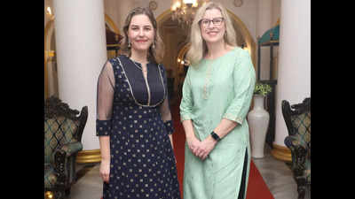 Western Australia delegates at Prince of Arcot's dinner party at Amir Mahal in Chennai