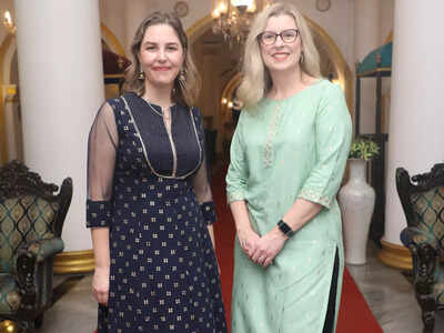 Western Australia delegates at Prince of Arcot's dinner party at Amir Mahal in Chennai