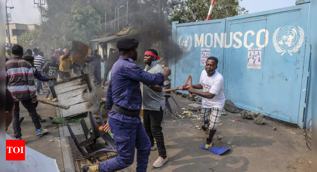 Indian peacekeepers thwarted attempts by protesters to ransack UN offices in DR Congo: Army | India News – Times of India