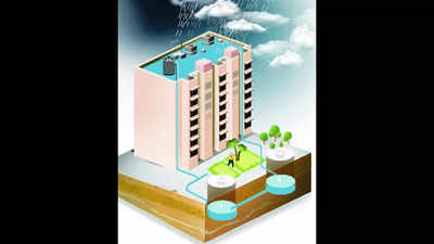 Rooftop rainwater harvesting system in 16 Lucknow Development Authority buildings defunct