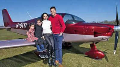 Keralite tours the UK with his home-built four-seater plane