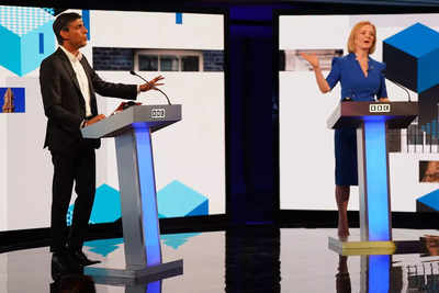 Rishi Sunak, Liz Truss neck and neck after first TV debate clash