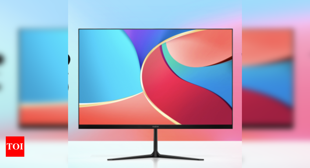 Realme launches its first monitor with bezel-less design, 75Hz refresh rate at Rs 12,999 – Times of India