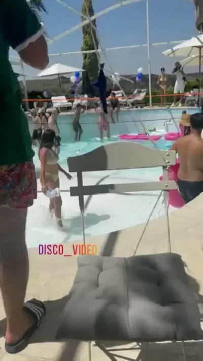 Shocking: A sinkhole opens under a swimming pool, sucks a man; video goes viral