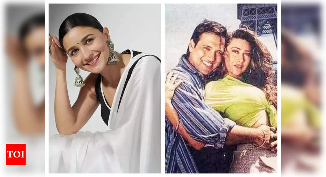 Alia Bhatt talks about her love for comedy films; says she was obsessed with Govinda and Karisma Kapoor as a kid – Times of India
