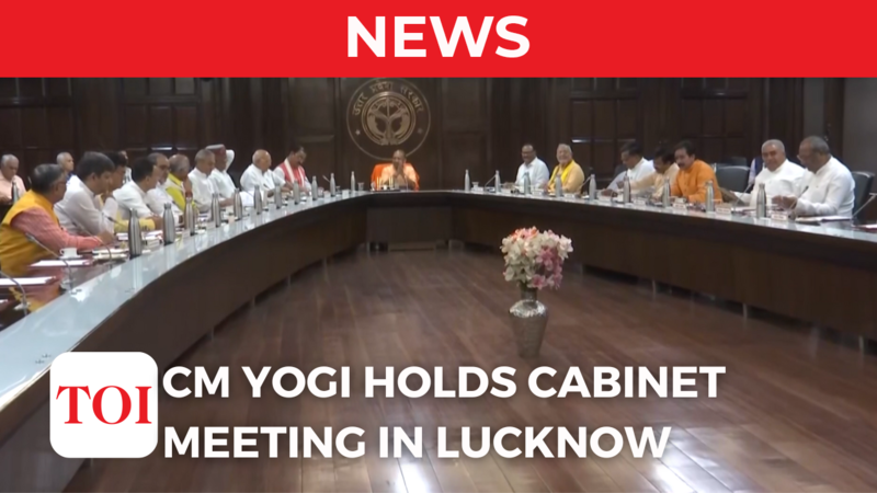 UP CM Yogi Adityanath chairs Cabinet meeting in Lucknow