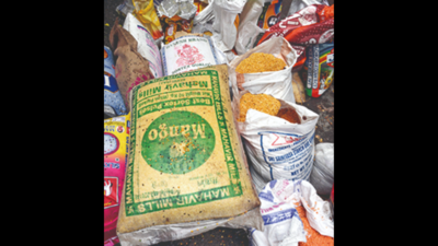 Hyderabad: Grains soaked, traders in Malakpet Gunj count losses