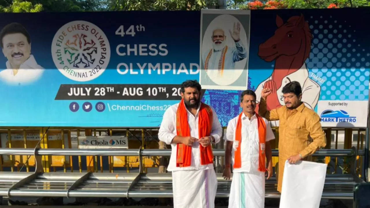Chennai Chess Olympiad 2022 Thambi Mascot' Sticker