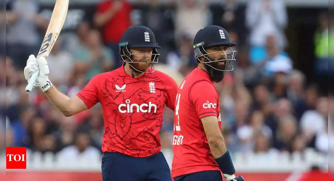 1st T20I: Moeen Ali, Jonny Bairstow blast England to 41-run win over South Africa | Cricket News – Times of India