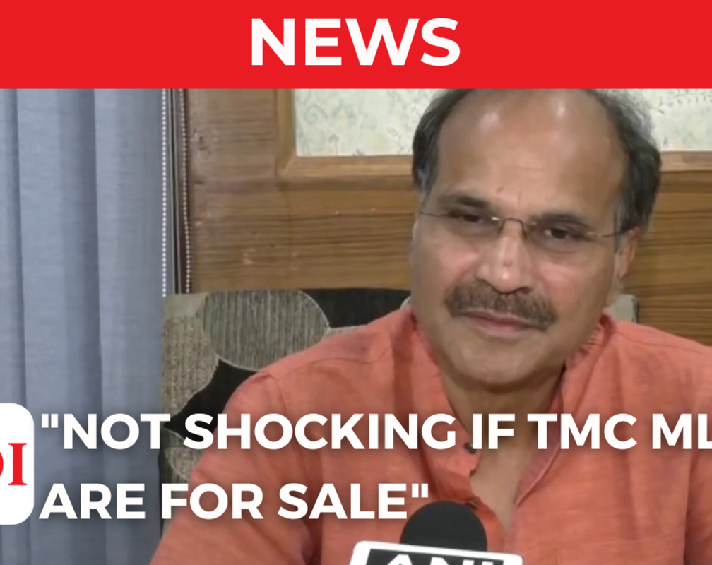 
Not shocking if TMC MLAs are for sale: Adhir Chowdhury
