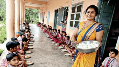 Karnataka: Kids receive egg, banana or chikki