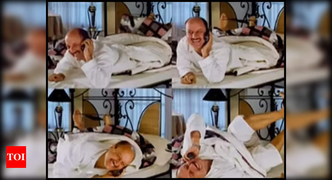 Anupam Kher reveals the real story behind his iconic scene from Shah Rukh Khan’s ‘Kuch Kuch Hota Hai’: Never knew it will become the most used meme – Times of India