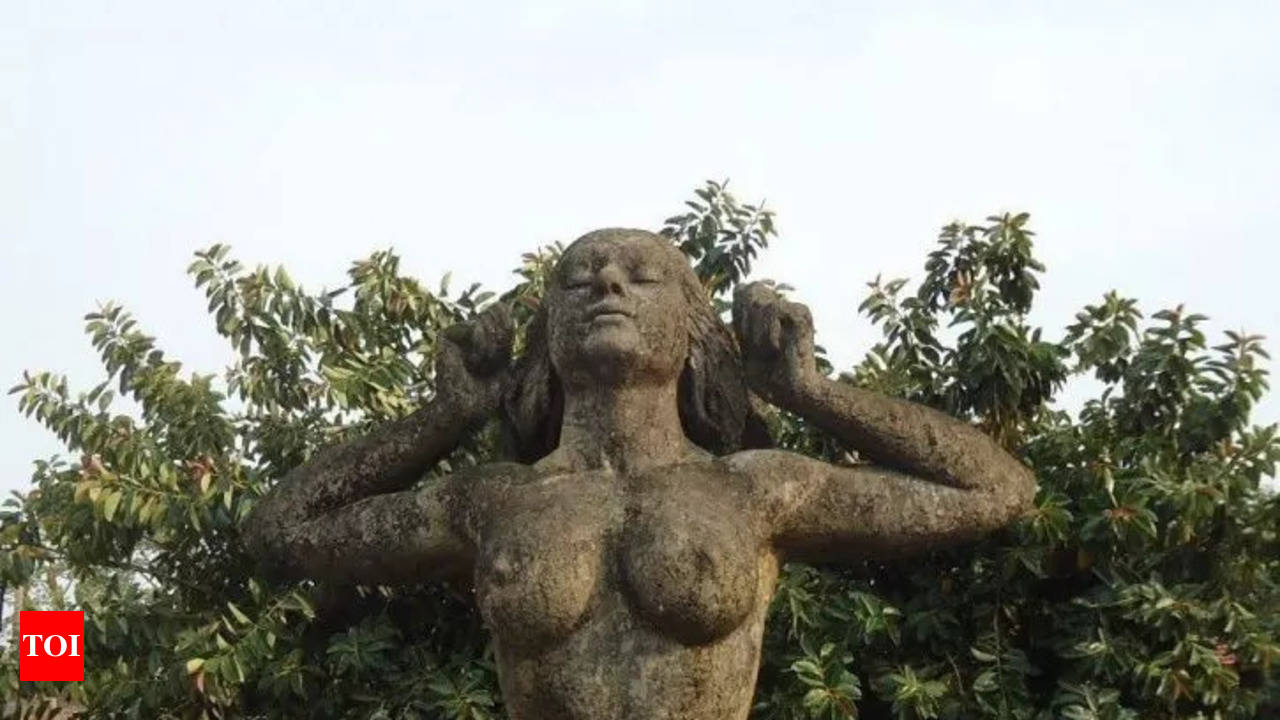 This demigoddess statue is one the tallest nude woman statue in India -  Times of India