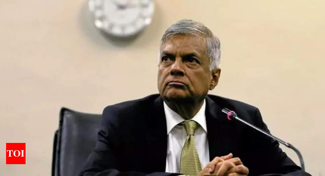 Sri Lankan Prez Wickremesinghe says his govt will focus on fixing economy, ending fuel shortage – Times of India