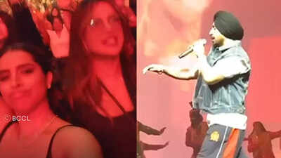 Priyanka Chopra Jonas and Lilly Singh have a blast at Diljit Dosanjh’s LA concert; watch video!