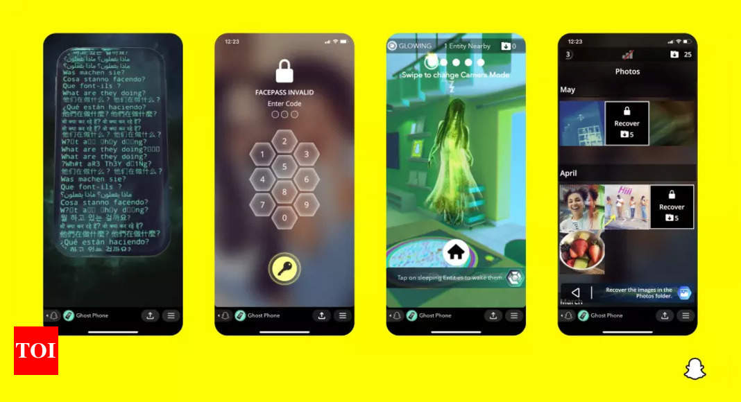 Snap’s first AR game makes you a ‘ghostbuster’, here’s how – Times of India