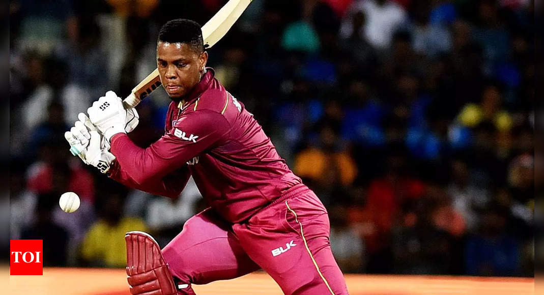 India vs West Indies: Shimron Hetmyer recalled by West Indies to face India in T20I series | Cricket News – Times of India