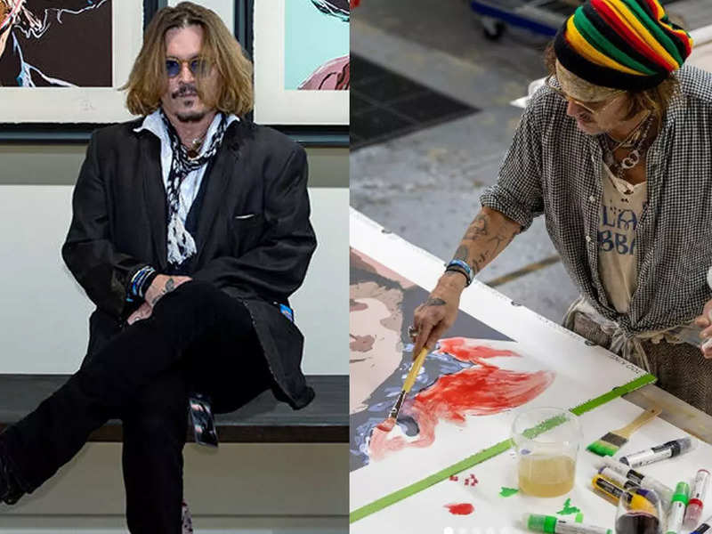 Johnny Depp sells his artwork of Hollywood and rock icons for GBP 3 ...