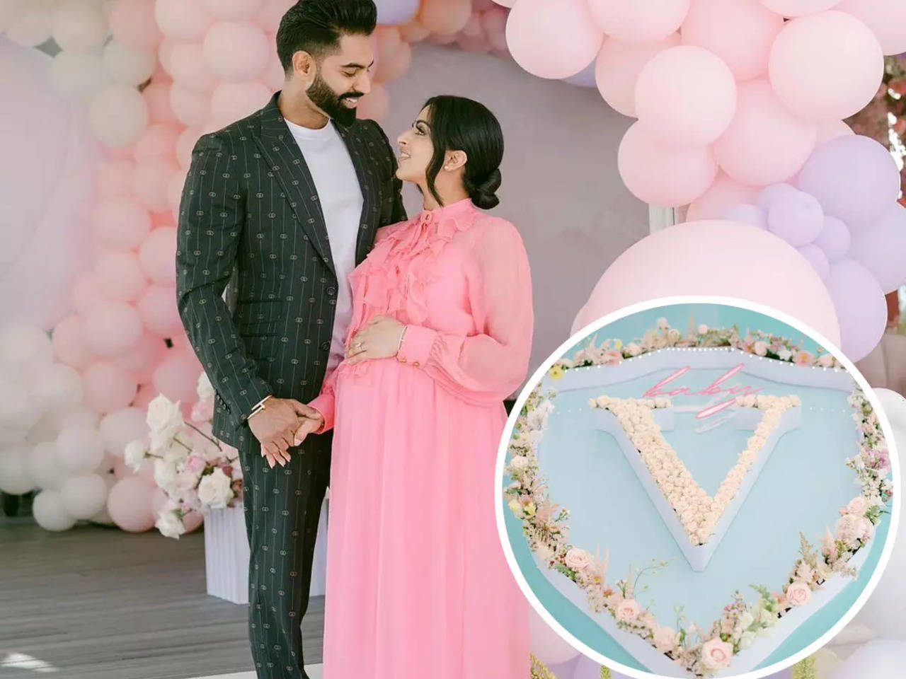 Parmish Vermas wife Geets baby shower pics are all things adorable Punjabi Movie News