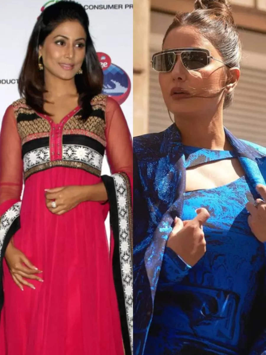 How Hina Khan's style evolved over years