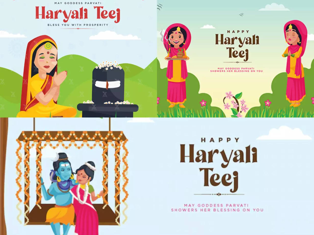 Happy Hartalika Teej 2019 Wishes Images HD, Status, Quotes, Wallpapers  Download, GIF Pics, Photos, Messages, SMS, Pictures and Greetings Video