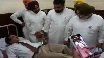 Angry over poor facilities, Punjab health minister Chetan Singh makes medical college VC lie on hospital bed