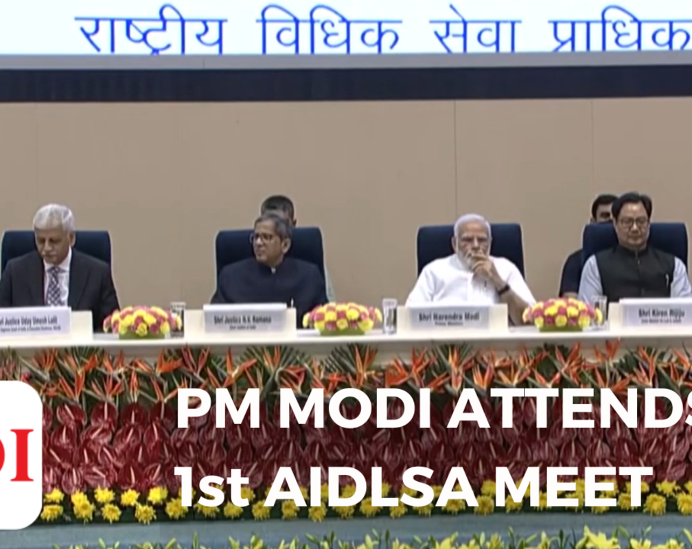 
PM Modi attends 1st All India District Legal Services Authority meet in Delhi
