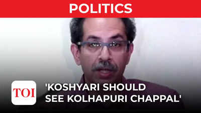Uddhav Thackeray: 'Bhagat Singh Koshyari has insulted Marathis; time has come that he should see Kolhapuri chappal'