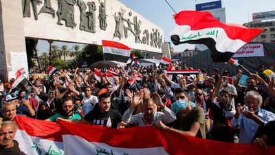 Iraqi protesters breach parliament building in Baghdad