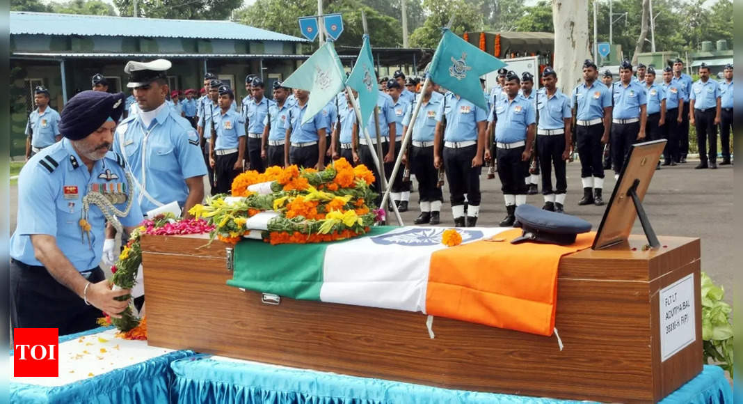 Bal: MiG-21 crash: Fighter pilot Advitiya Bal cremated with full ...