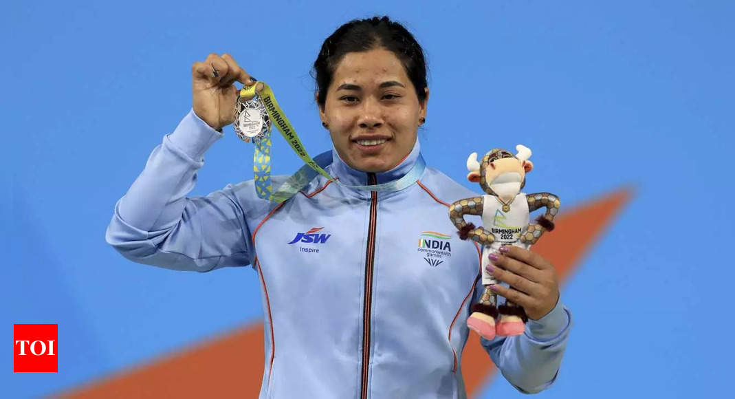 CWG 2022: Weightlifter Bindyarani Devi clinches silver | Commonwealth Games 2022 News – Times of India
