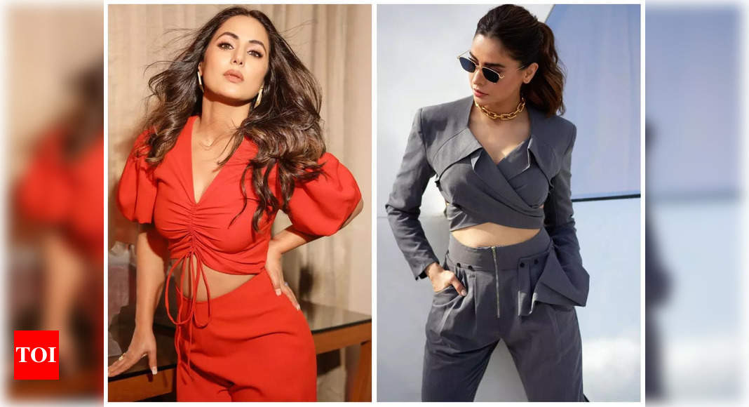 Hina Khan to Aamna Sharif: Stars show how to rock co-ord fashion - Times of  India