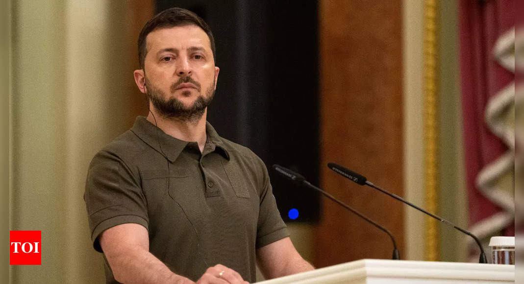 Ukraine’s Volodymyr Zelenskyy says harvest could be halved by war – Times of India