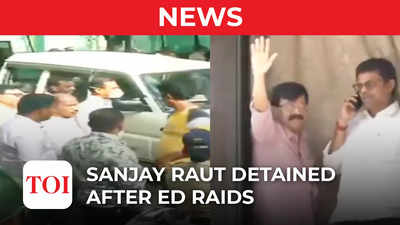 Shiv Sena's Sanjay Raut detained after ED raids at his residence in land scam case