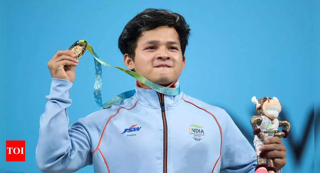 Jeremy Lalrinnunga battles injury, cramps on way to CWG gold | Commonwealth Games 2022 News – Times of India
