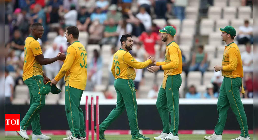 Tabraiz Shamsi bowls South Africa to T20I series victory over England | Cricket News – Times of India