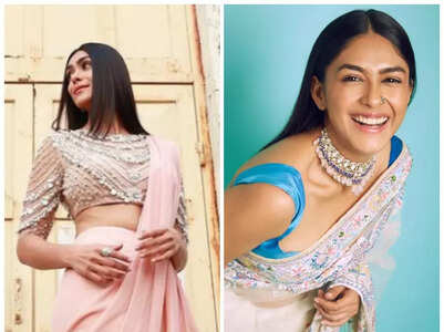 Mrunal's breathtaking traditional outfits