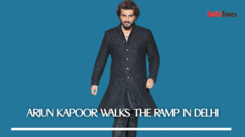 Arjun Kapoor walks the ramp in Delhi