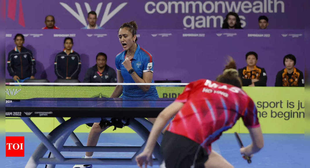 CWG 2022: India’s table tennis squad courts controversy as men’s coach sits for women’s tie | Commonwealth Games 2022 News – Times of India