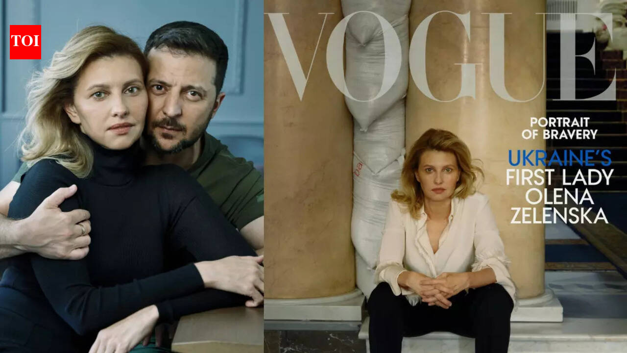 女性情報誌 Vogue Ukraine Magazine July/August 2021 Shoot in the time of war: Ukraine President and First Lady's war