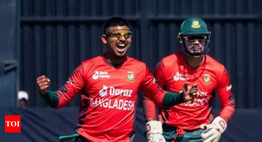 Mosaddek Hossain to lead Bangladesh in Zimbabwe decider | Cricket News – Times of India