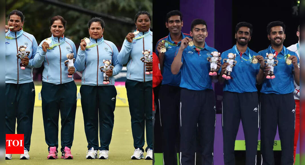 CWG Live: Indian lawn bowls team wins historic gold
