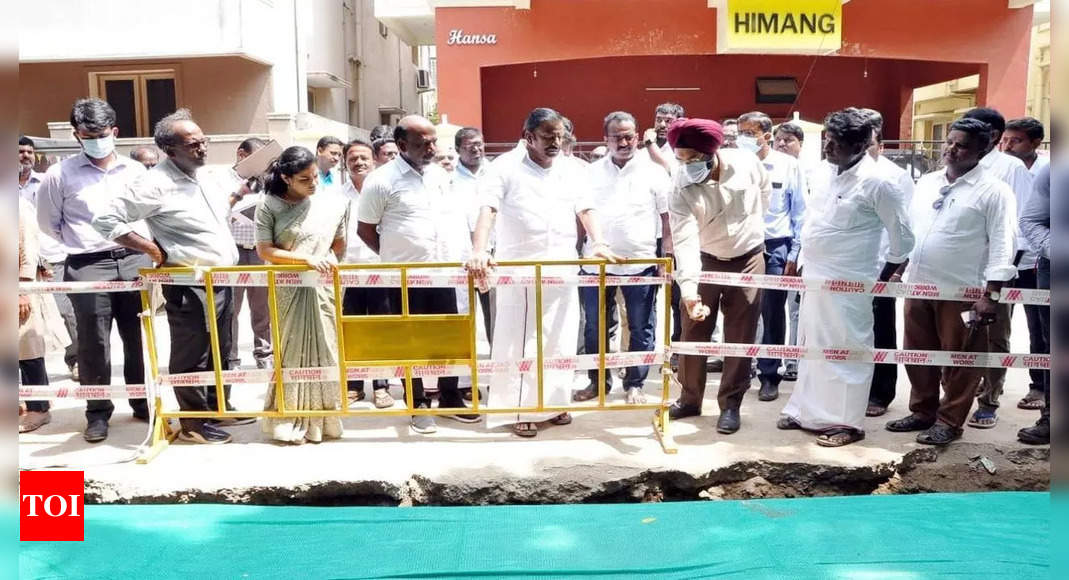 Chennai storm water drain work: Minister calls inter-departmental ...