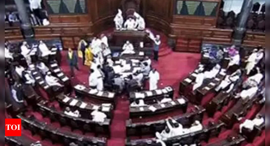 Rajya Sabha Adjourned Till 12 Noon India News Times Of India